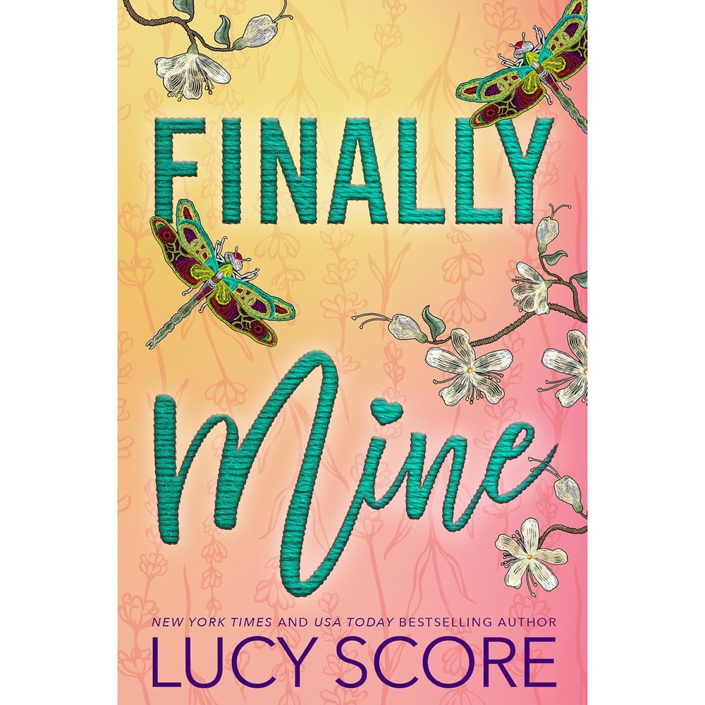 Lucy Score Finally Mine Benevolence Book Two front cover paperback romance novel.