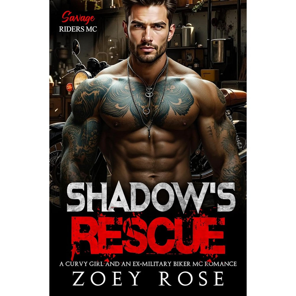 Shadow's Rescue: A Curvy Girl and an Ex-Military Biker MC Romance (Savage Riders MC Book 7)