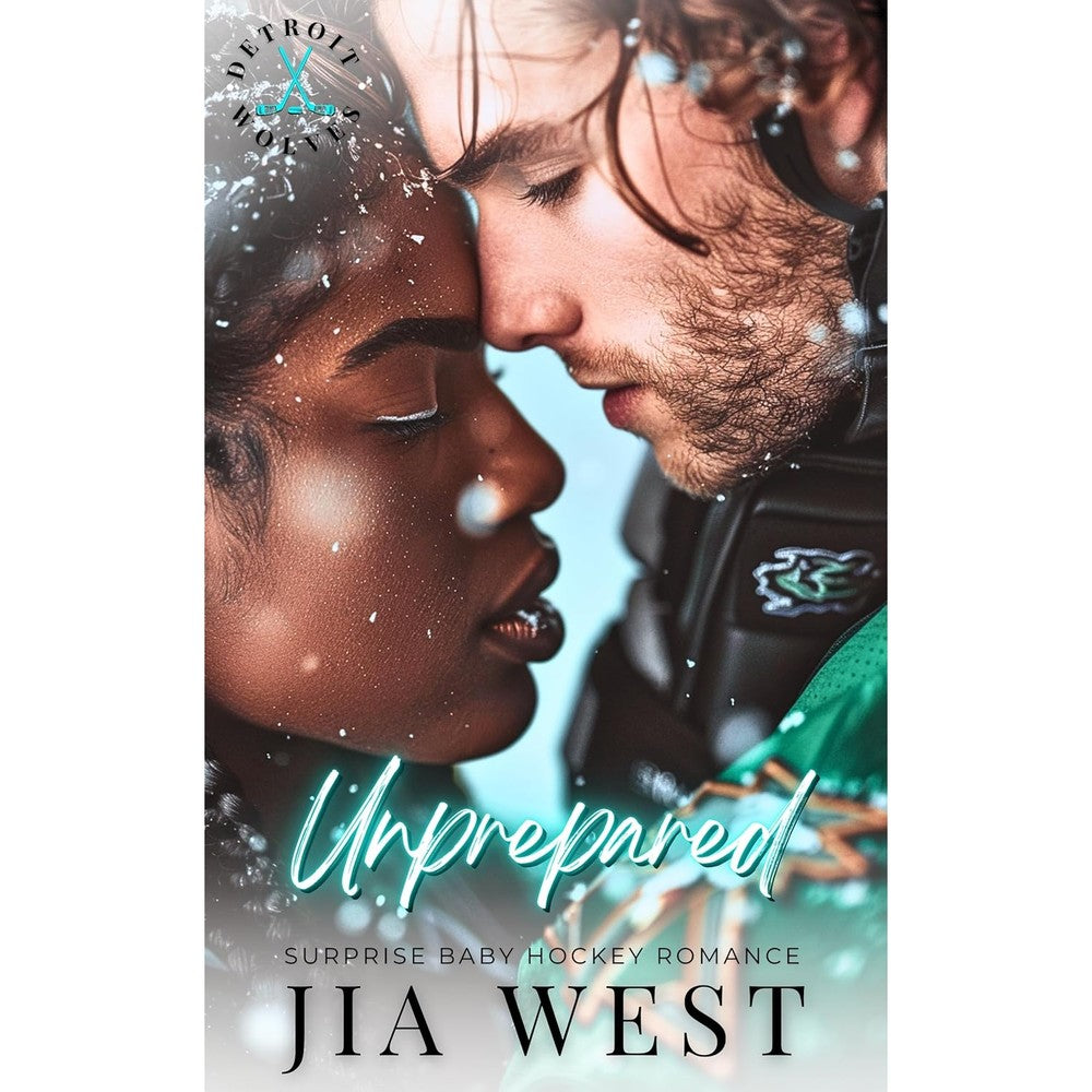 Unprepared: A BWWM Surprise Baby Hockey Romance (Detroit Wolves)