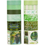 Generic gallery pattern washi sticker set 12 rolls front view
