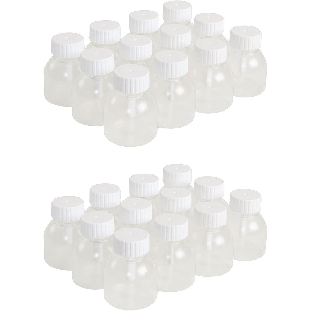 Colorations reusable glue jars with brush 24 pack front view