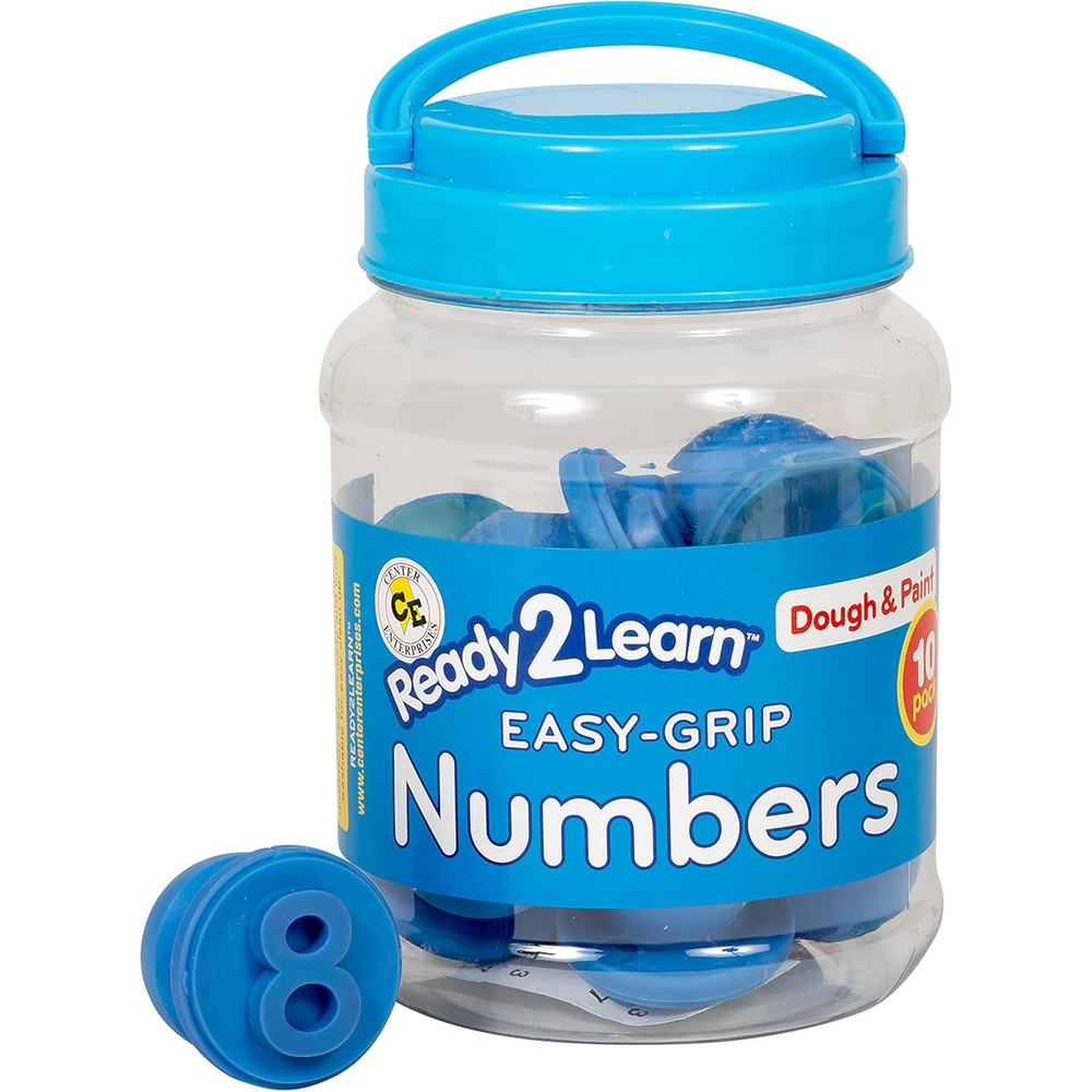 Ready 2 Learn Easy Grip Number Stampers set of 10 front view