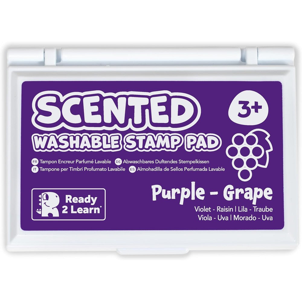 Ready 2 Learn Scented Stamp Pad Grape Purple front view