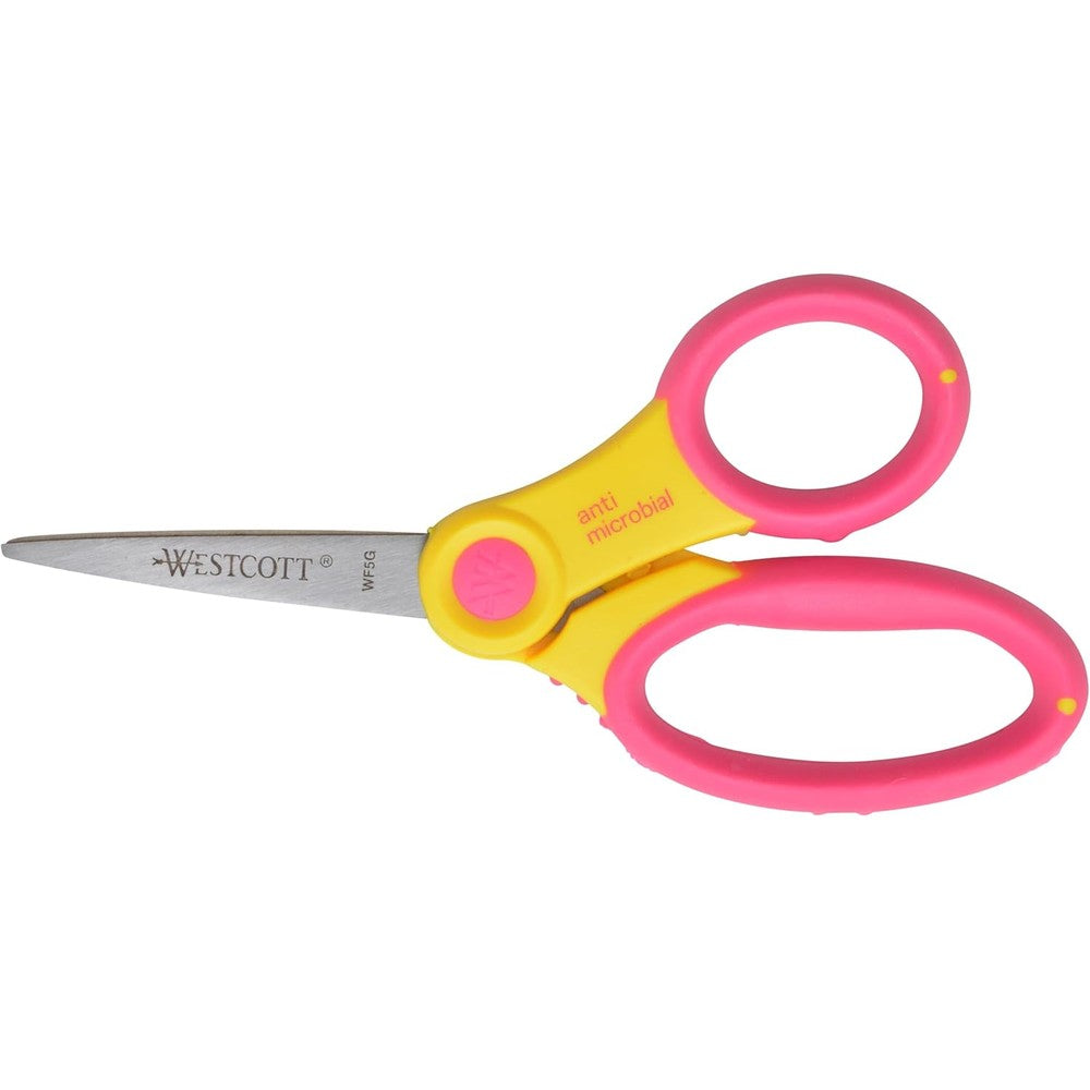 Westcott soft handle kids scissors front view