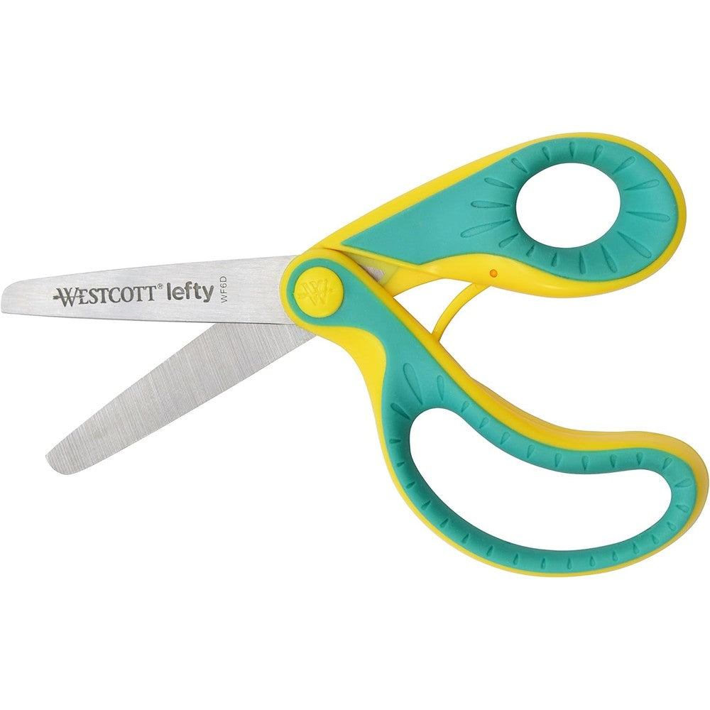 Westcott Ergo Jr. Lefty Ergonomic Childrens Scissors front view