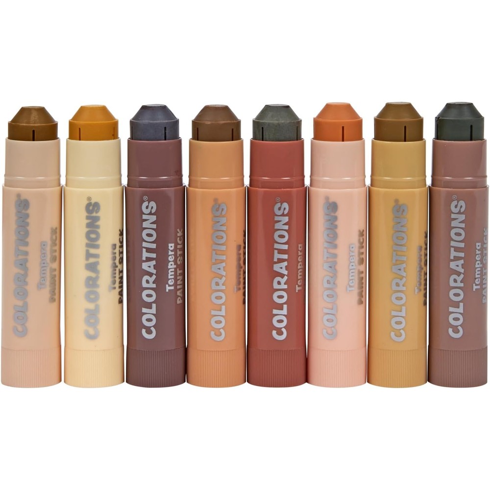 Colorations Colors Like Me Tempera Paint Sticks 8 colors front view