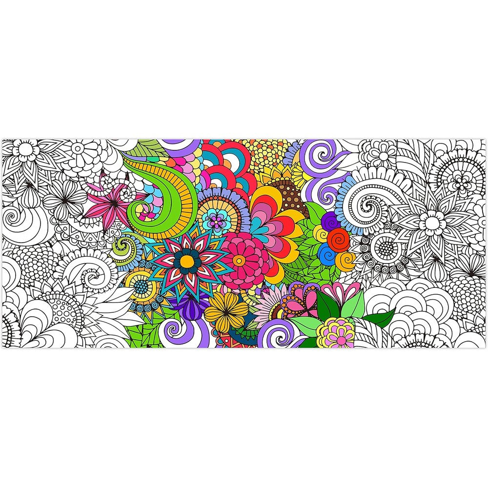 Dvbonike Jumbo Mandala Coloring Poster front view