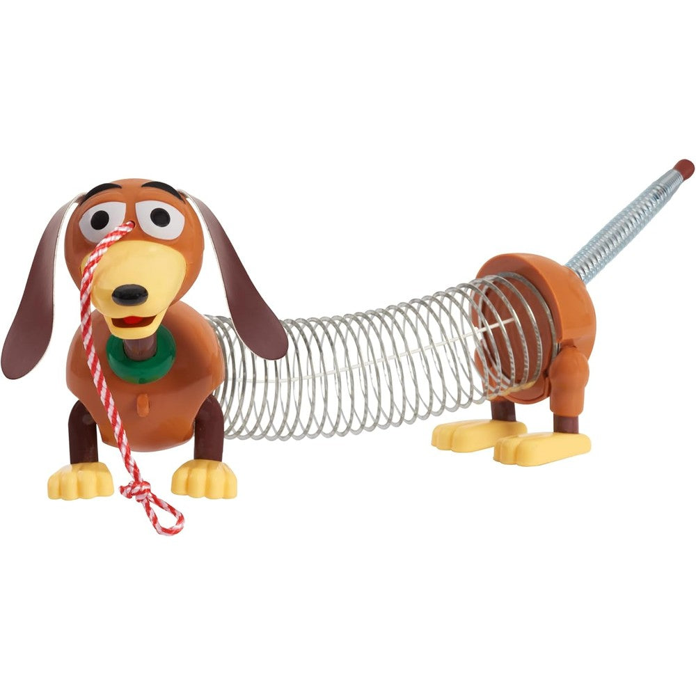 Slinky Disney Pixar Toy Story Dog Jr Pull Toy front view showcasing authentic character face and green collar