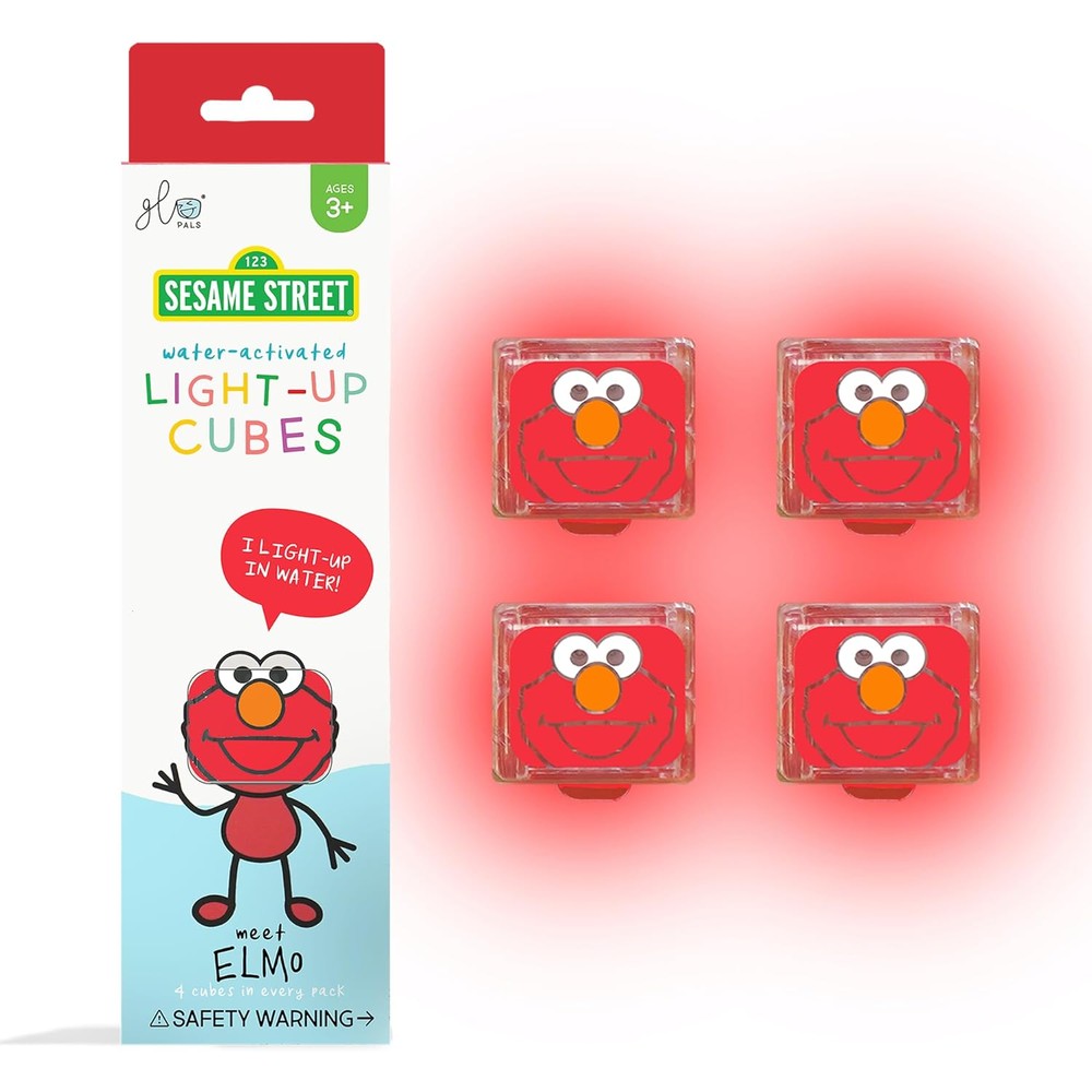 Glo Pals Sesame Street Elmo light up cubes front view