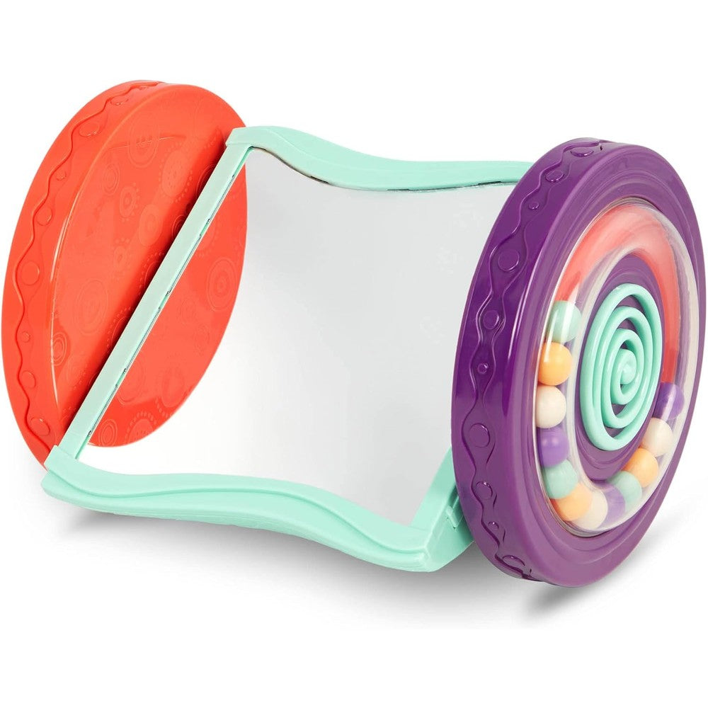 B. Toys Looky-Looky Crawl Along Mirror front view sensory baby toy