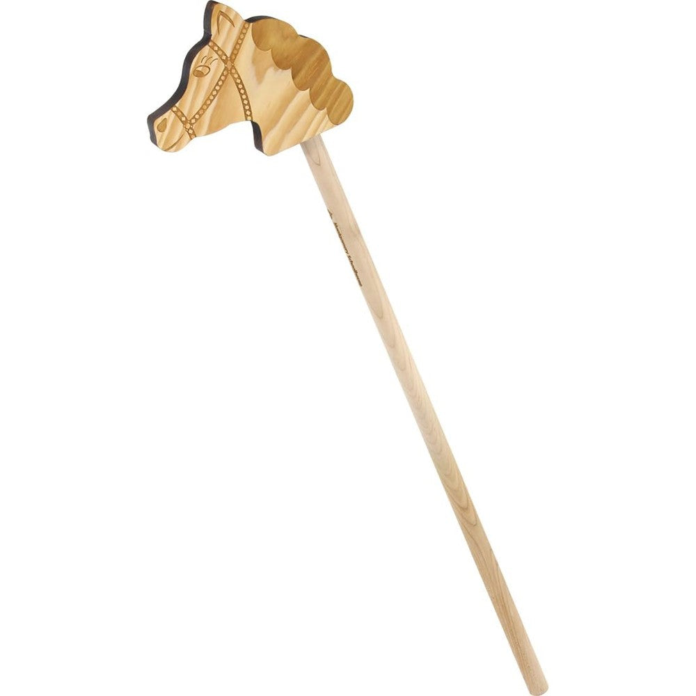 Maple Landmark Wooden Hobby Horse front view 36 inch toy