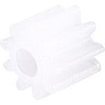 Uxcell 20 pieces plastic 9 teeth reduction gears front view