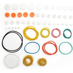 Fielect 84 type plastic gears set for DC motor hobby projects
