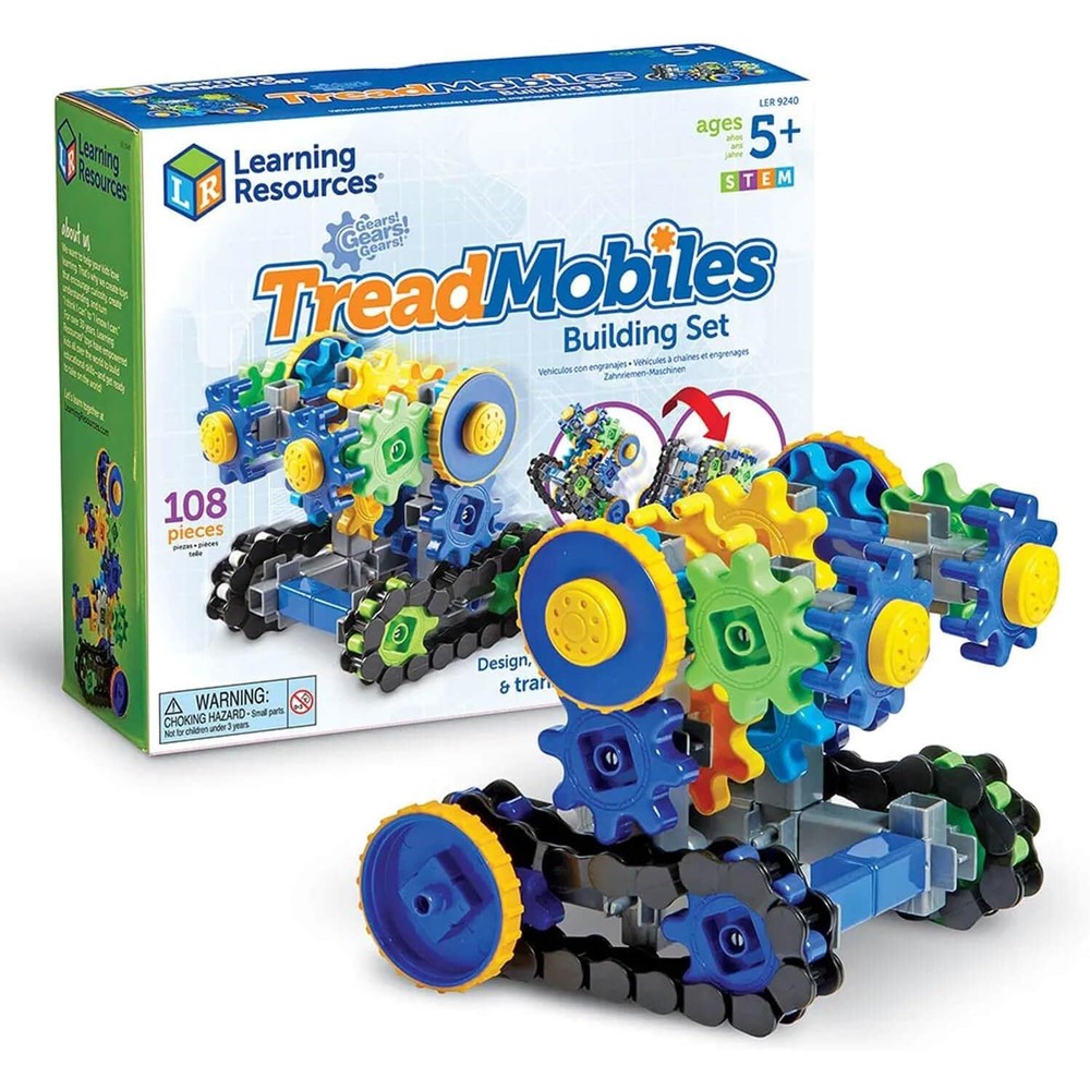 Learning Resources Gears! Gears! Gears! Treadmobiles set in the box