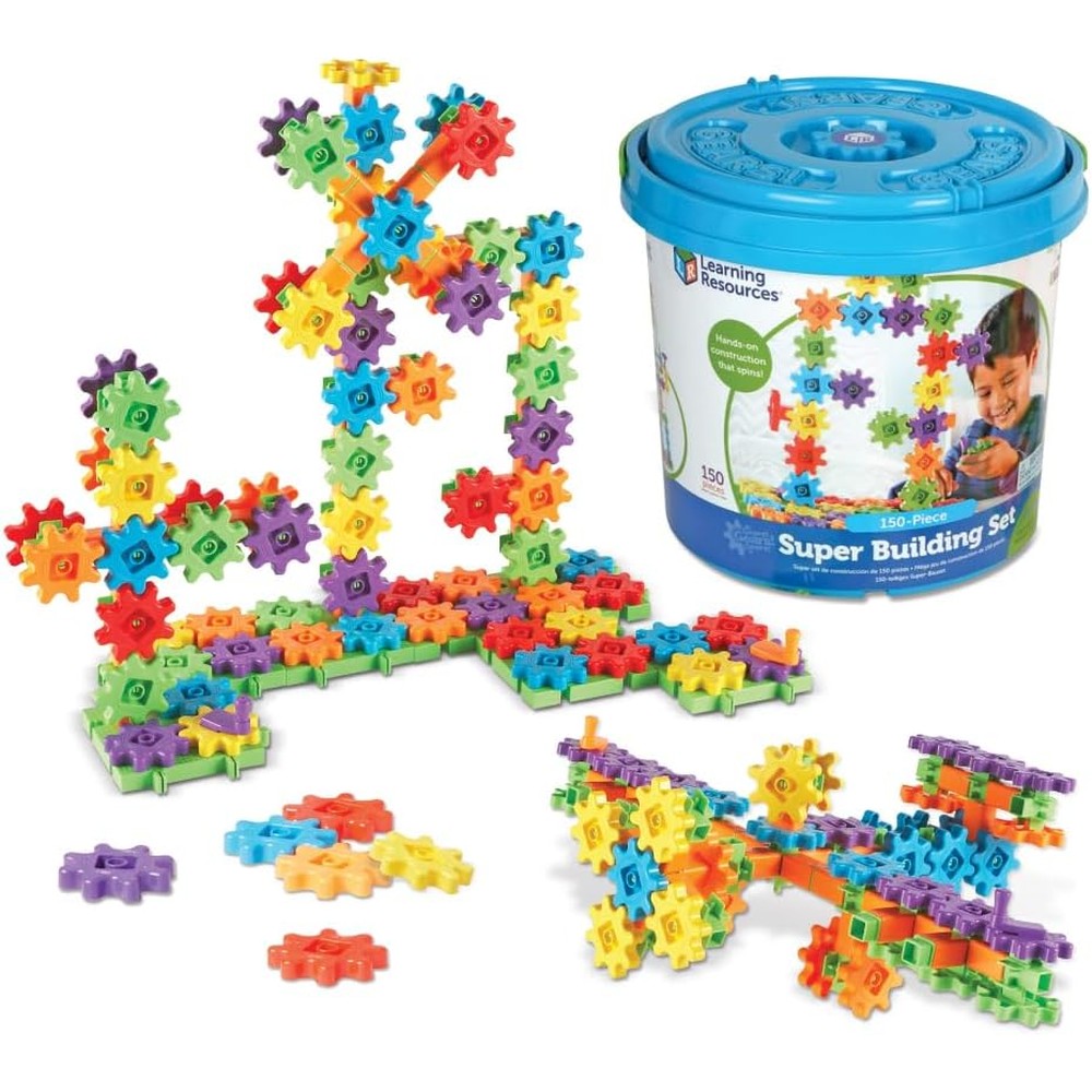 Learning Resources Gears! Gears! Gears! Super Building Set front view