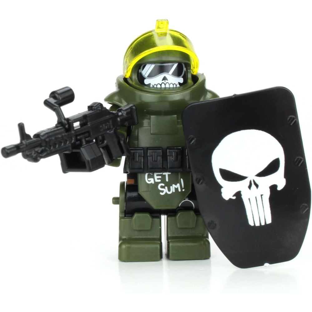 Battle Brick Juggernaut Army Assault Soldier front view with gear