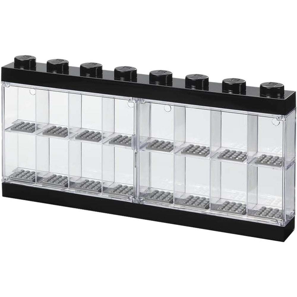 Room Copenhagen Lego Minifigure Display Case 16 Black front view