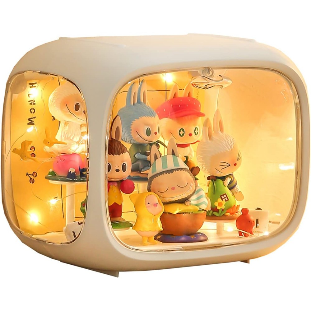 WMM clear acrylic display case for figures front view