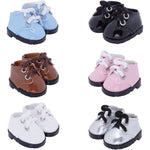 Etistta 17cm doll shoes 6 pack front view with assorted colors