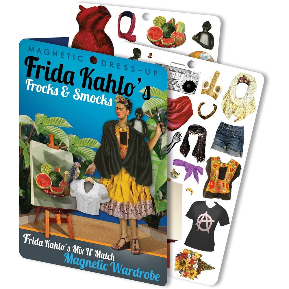 The Unemployed Philosophers Guild Frida Kahlo magnetic dress up set front view packaging