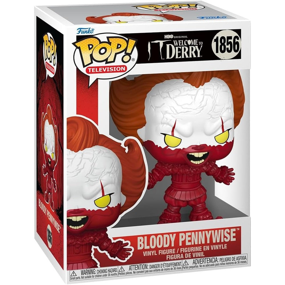 Funko Pop Welcome to Derry Bloody Pennywise front view collectible figure
