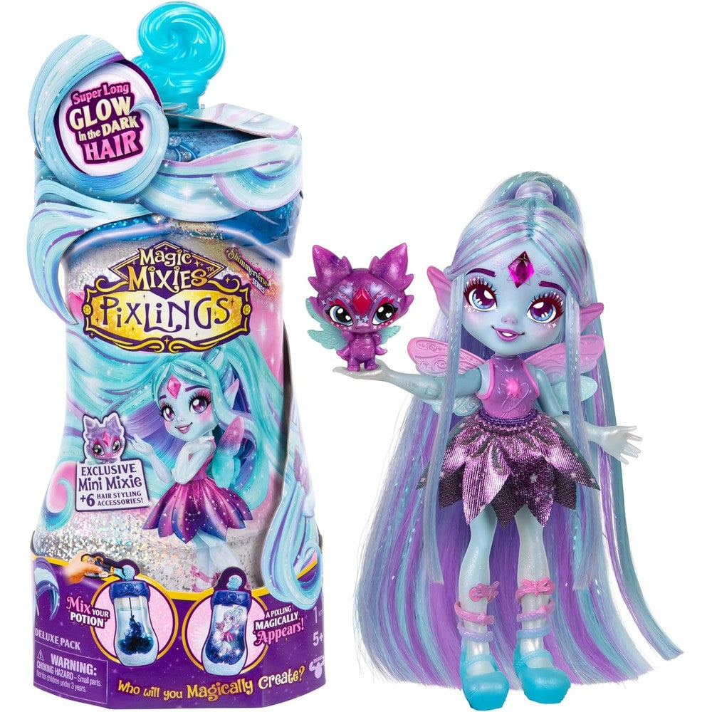 Magic Mixies Pixlings Deluxe Pack Flyt the Dragonfly front packaging view showing potion bottle.