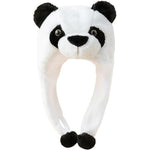 Gadmexily plush panda animal hat front view novelty headwear