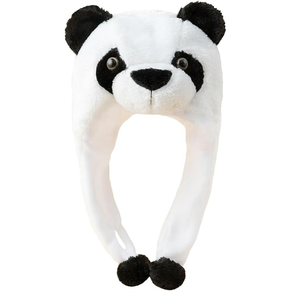 Gadmexily plush panda animal hat front view novelty headwear