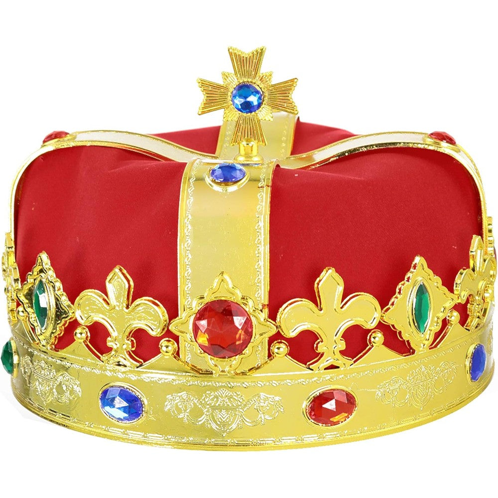 Skeleteen Regal Gold King Crown front view