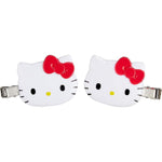 Sanrio Hello Kitty bangs hair clip set front view for creaseless makeup styling