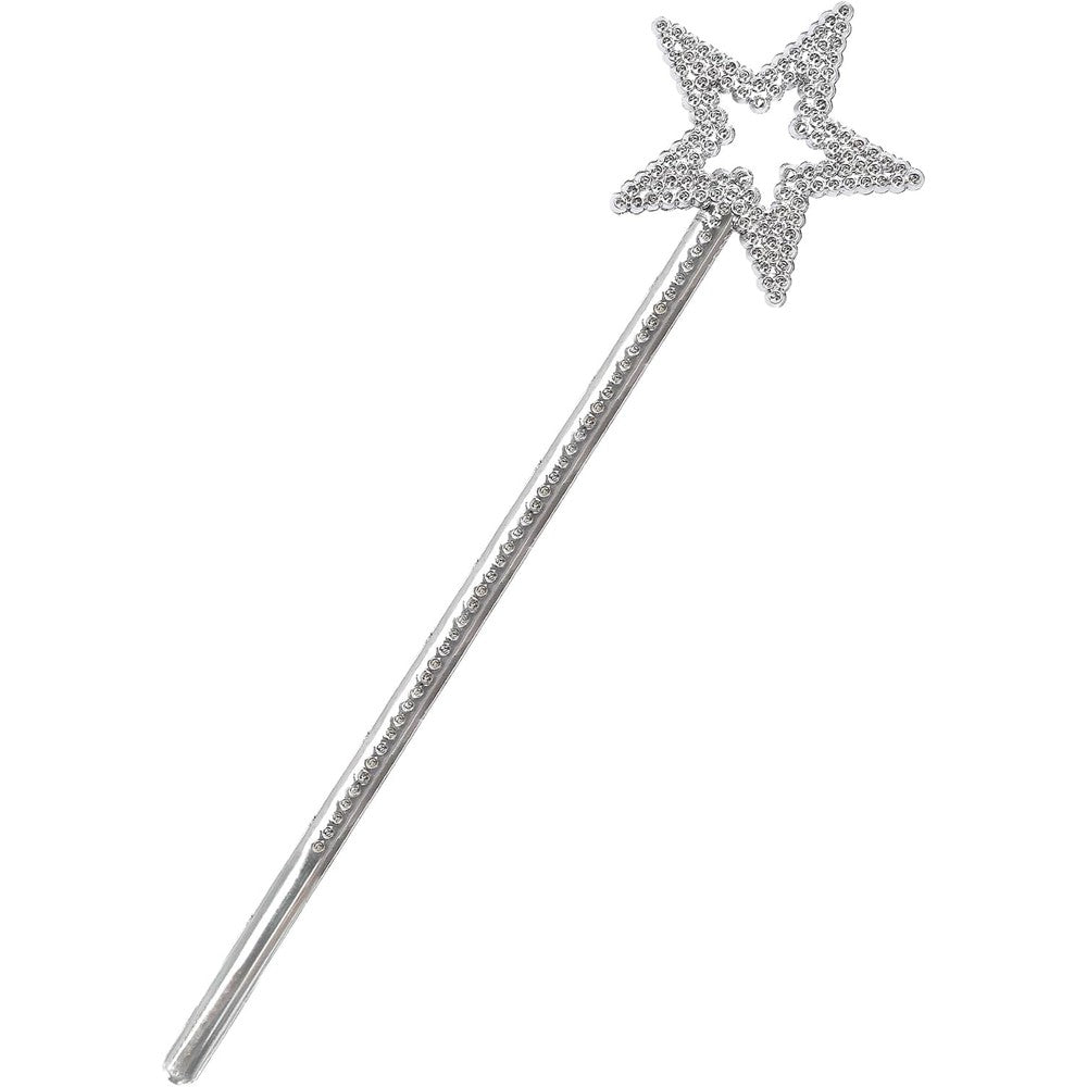 Lvvxixi star wand silver pentagram prop front view