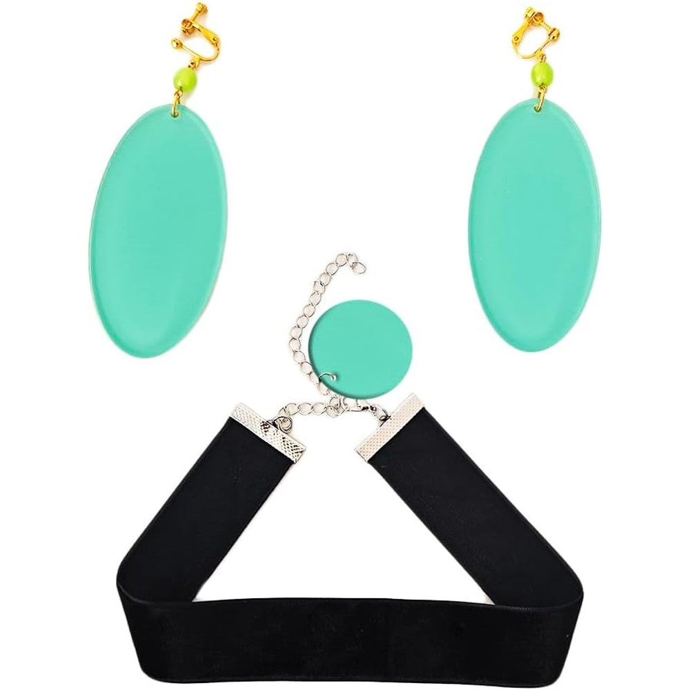 JCvCX Momo Ayase cosplay ear clips and choker set front view