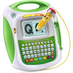 LeapFrog Mr Pencil Scribble Write and Read green educational toy front view showing interactive touch screen