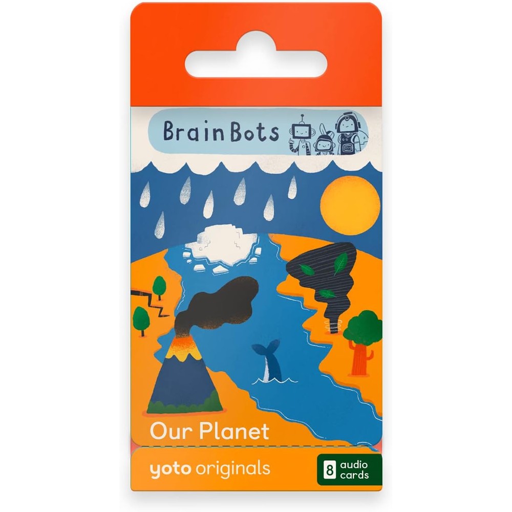 Yoto BrainBots Our Planet audiobook cards front view pack of eight
