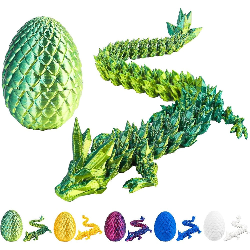Miai Home 3D printed dragon egg and dragon front view