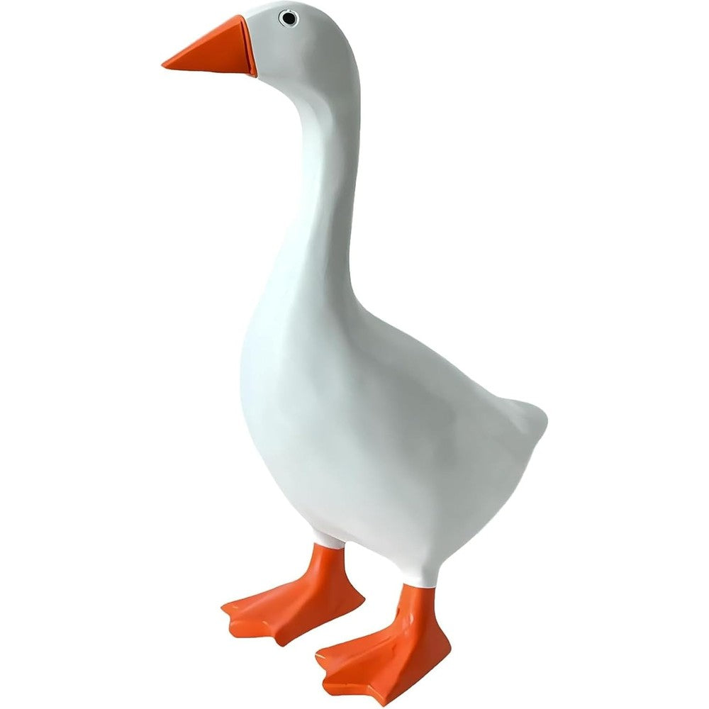 Sjzdzsw 7 inch desk goose statue front view