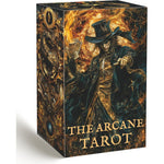 GZXINKE dark gothic tarot deck front view showing dark fantasy style illustration packaging.