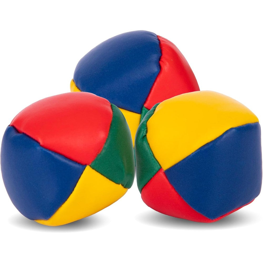 ArtCreativity juggling balls set front view multi colored bean bags
