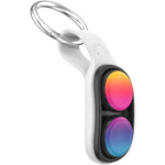 PopSockets PopPuck Day Trip magnetic fidget toy front view showcasing white base and green leash