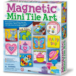 4M Magnetic Mini Tile Art retail packaging front view showcasing painted colorful fridge magnets.
