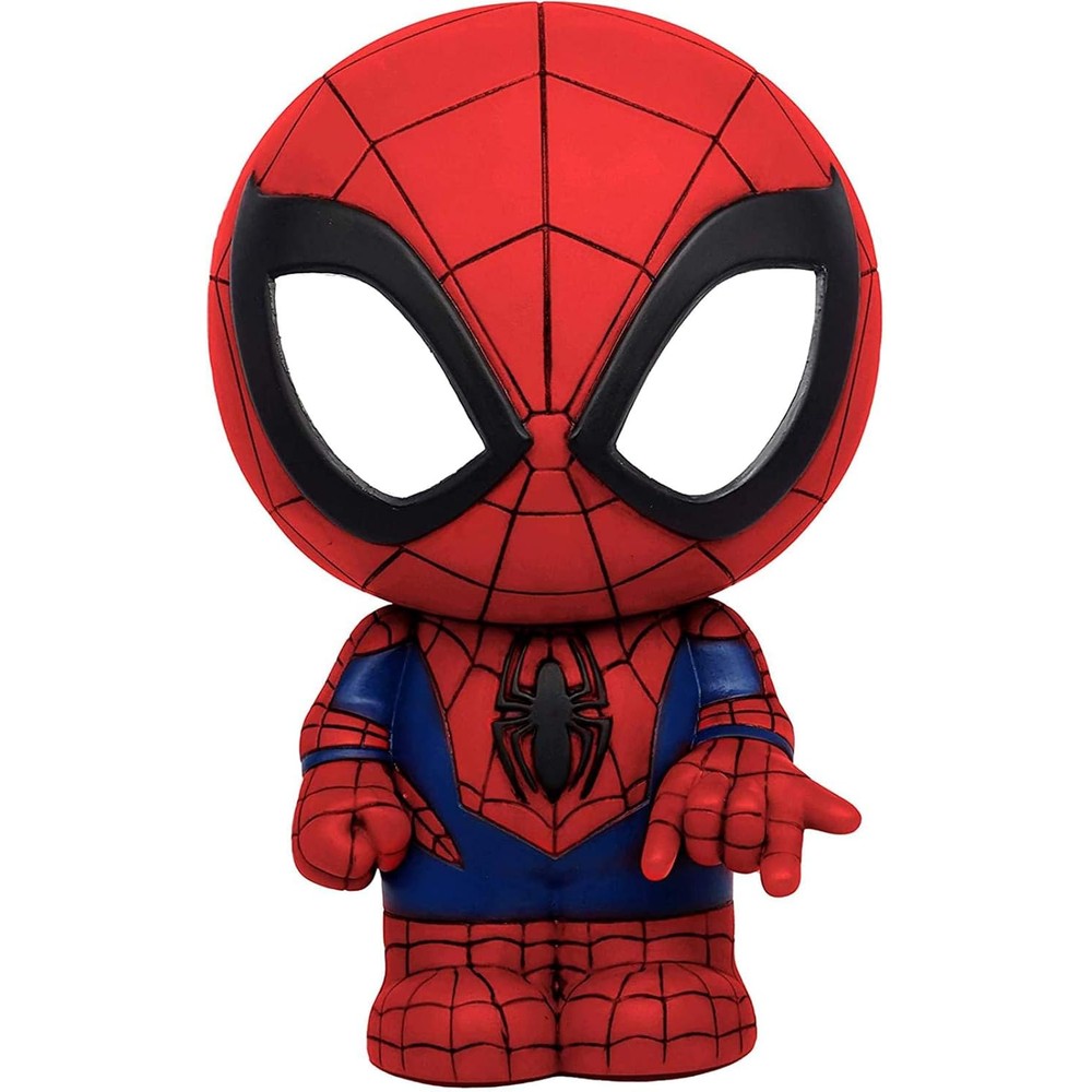 Marvel Spider-Man PVC Figural Bank front view authentic superhero money box