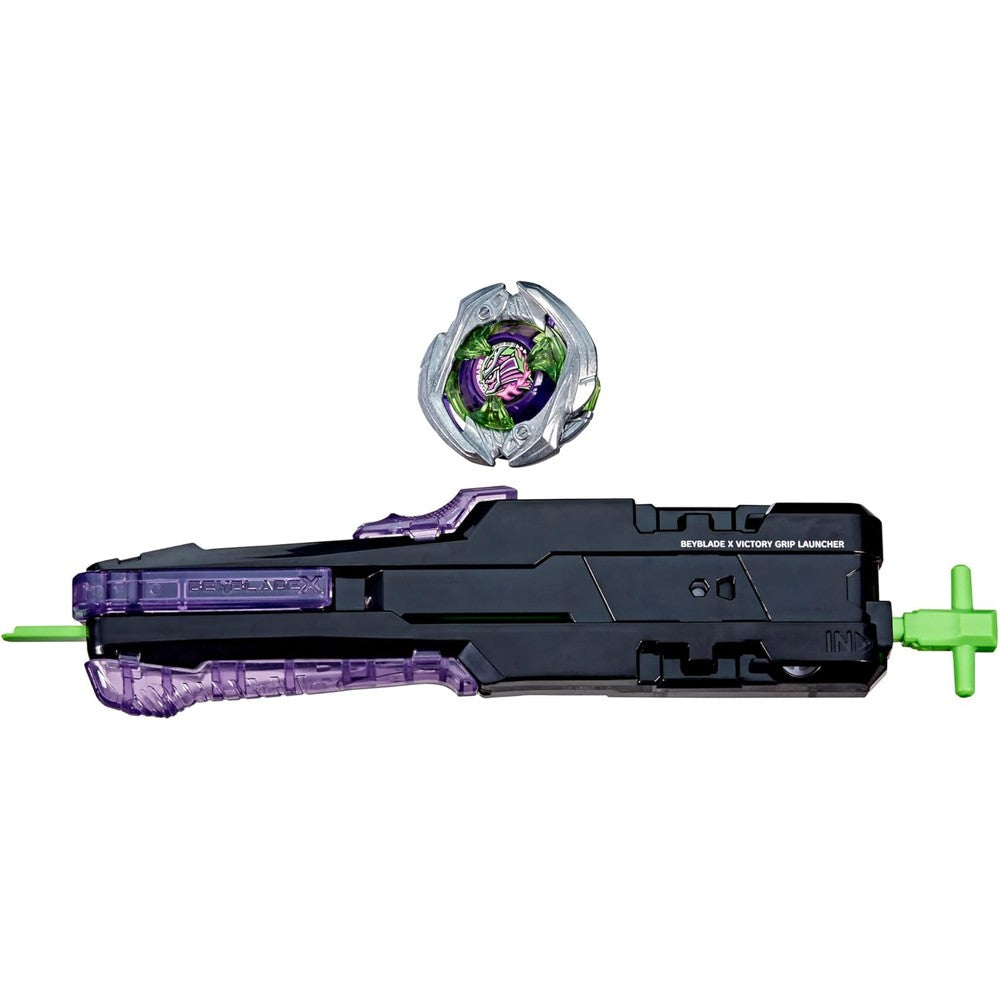 Hasbro Beyblade X Victory Grip starter kit front view packaging