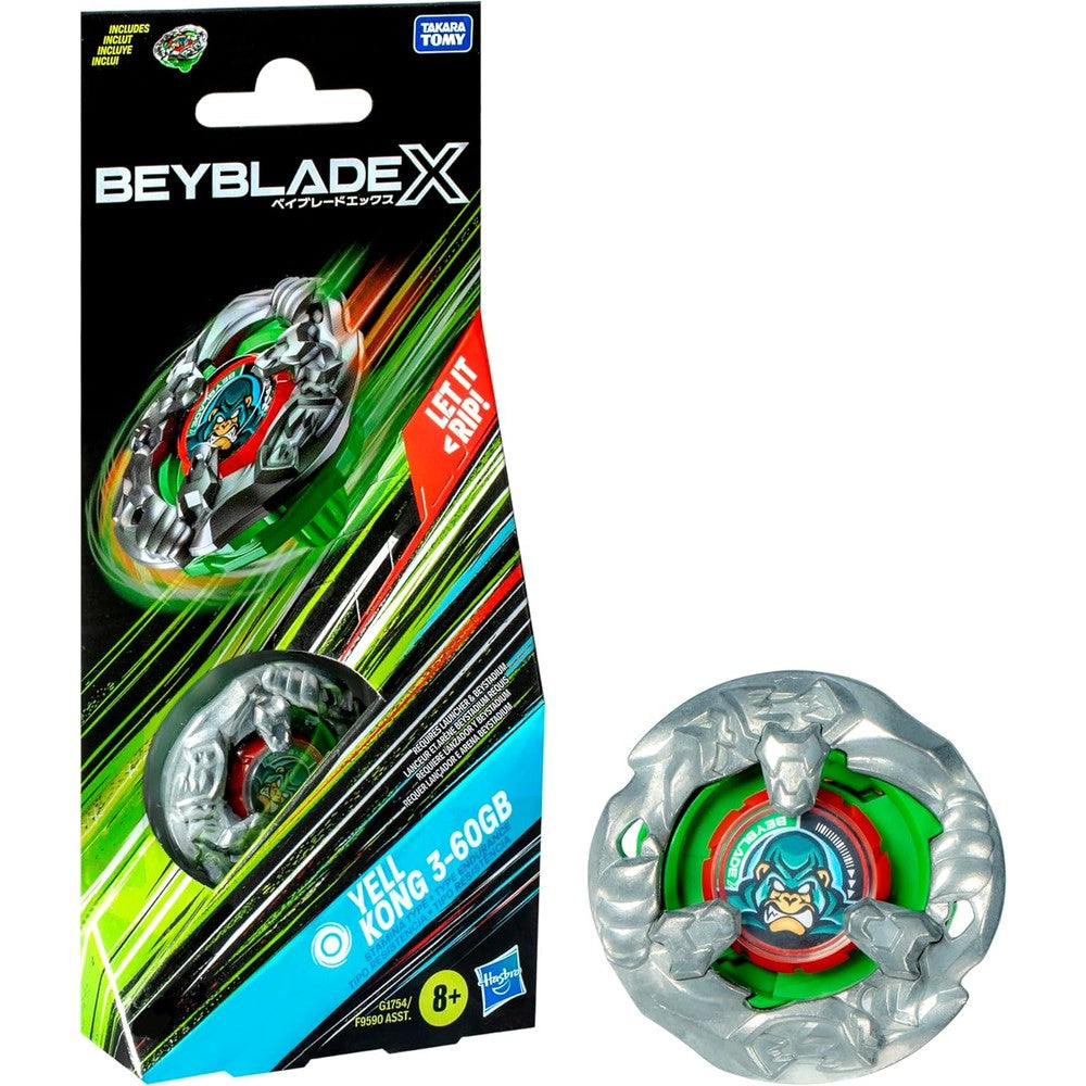Hasbro Beyblade X Yell Kong 3-60GB Booster Pack front view