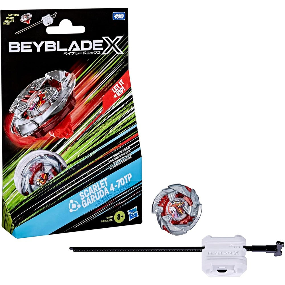 Beyblade X Scarlet Garuda 4-70TP Starter Pack front box view