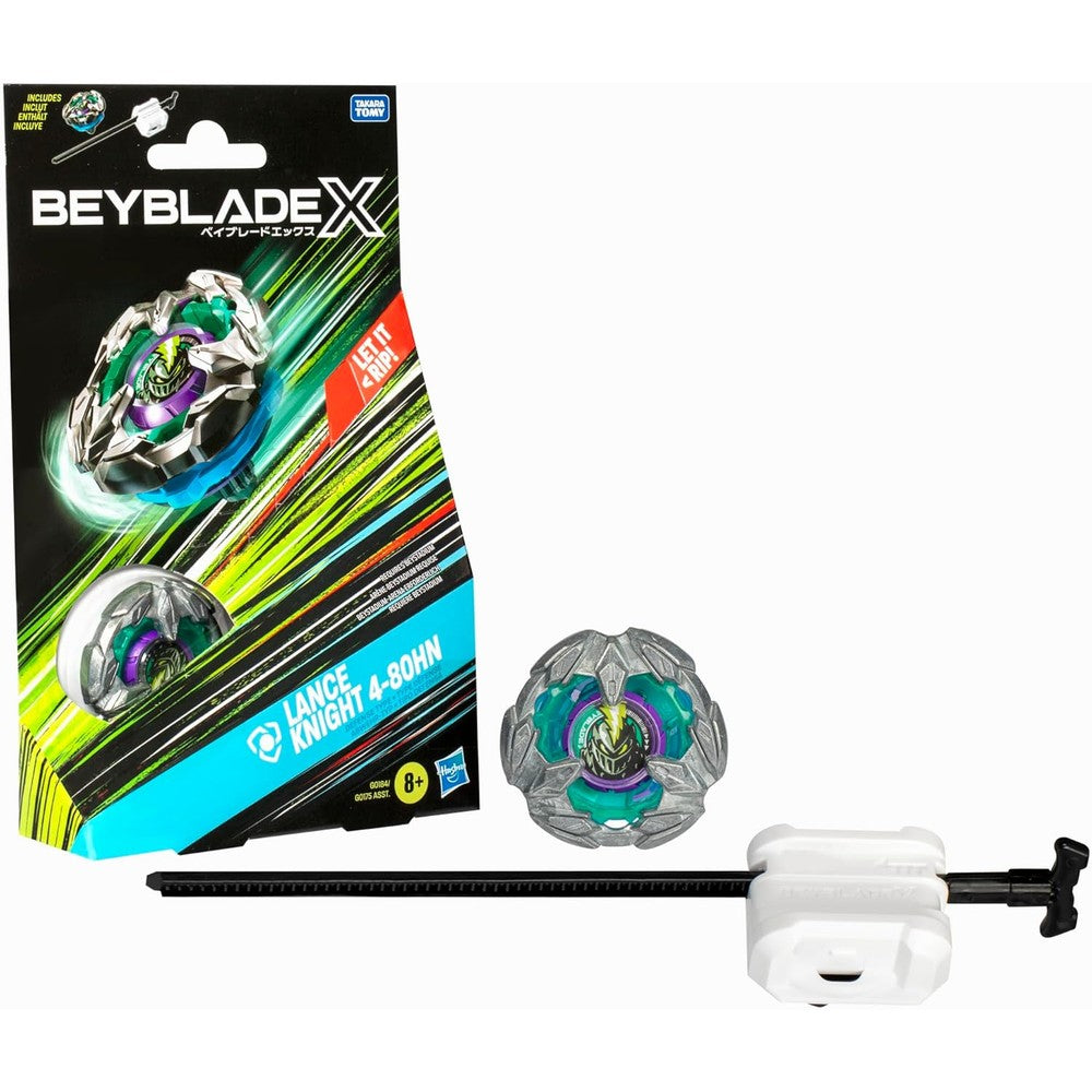 Beyblade X Lance Knight 4-80HN starter pack front view