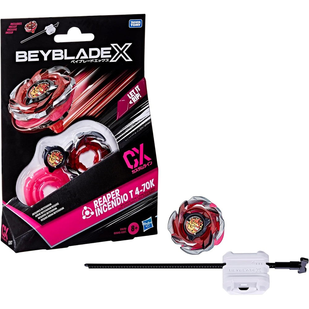 Beyblade X Reaper Incendio T 4-70K CX Starter Pack front view