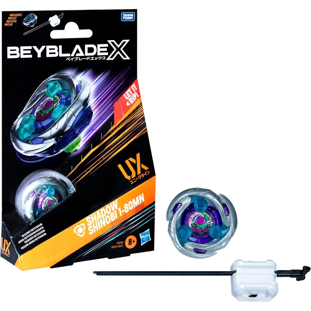 Beyblade X Shadow Shinobi 1-80MN UX Starter Pack front view
