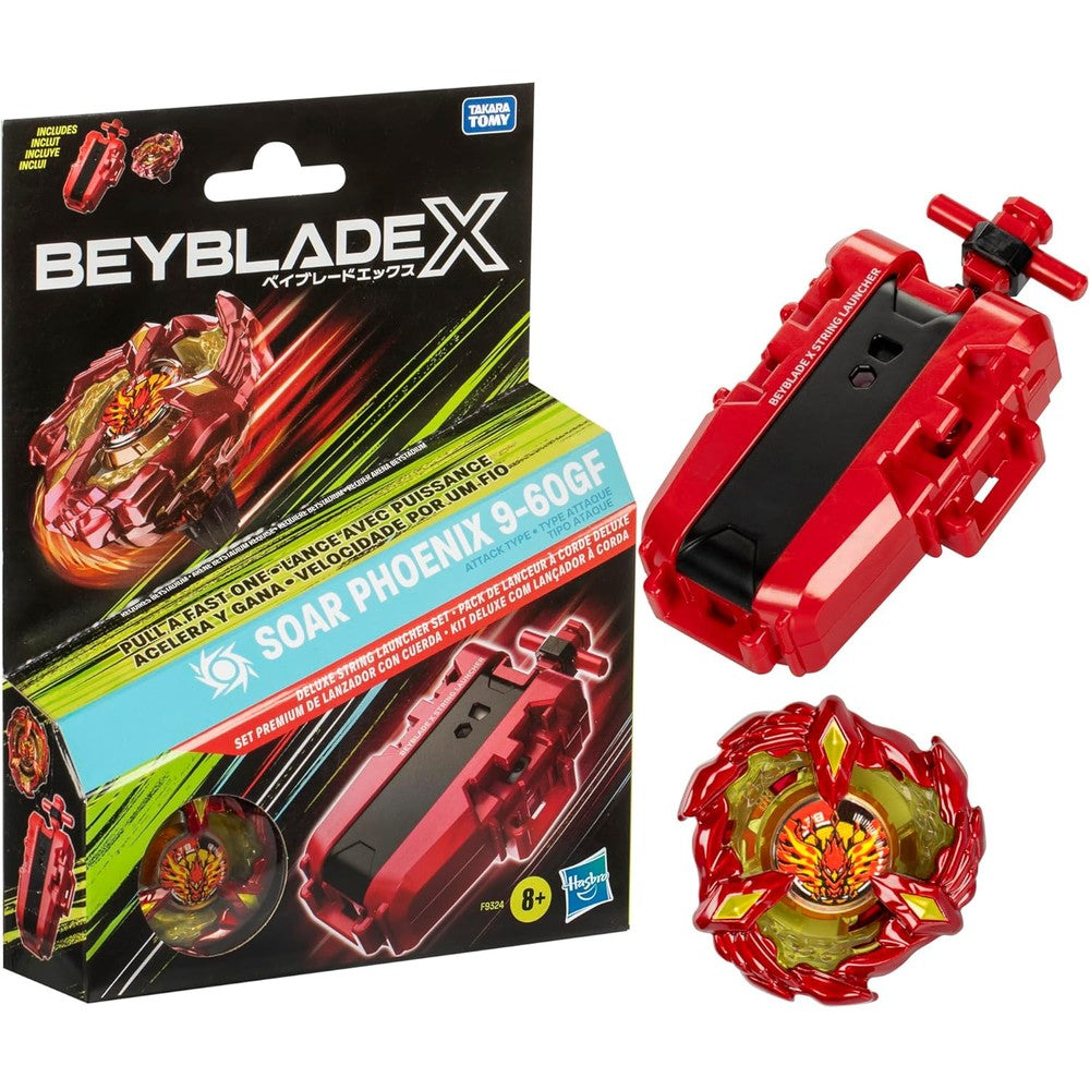 Beyblade X Soar Phoenix 9-60GF set front view