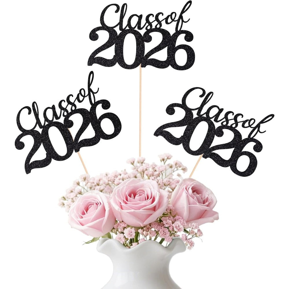 Mufessdexy Class of 2026 Graduation Table Centerpieces front view