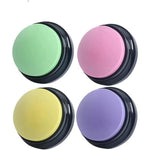 Pelteflu voice recording button set 4 color pack front view
